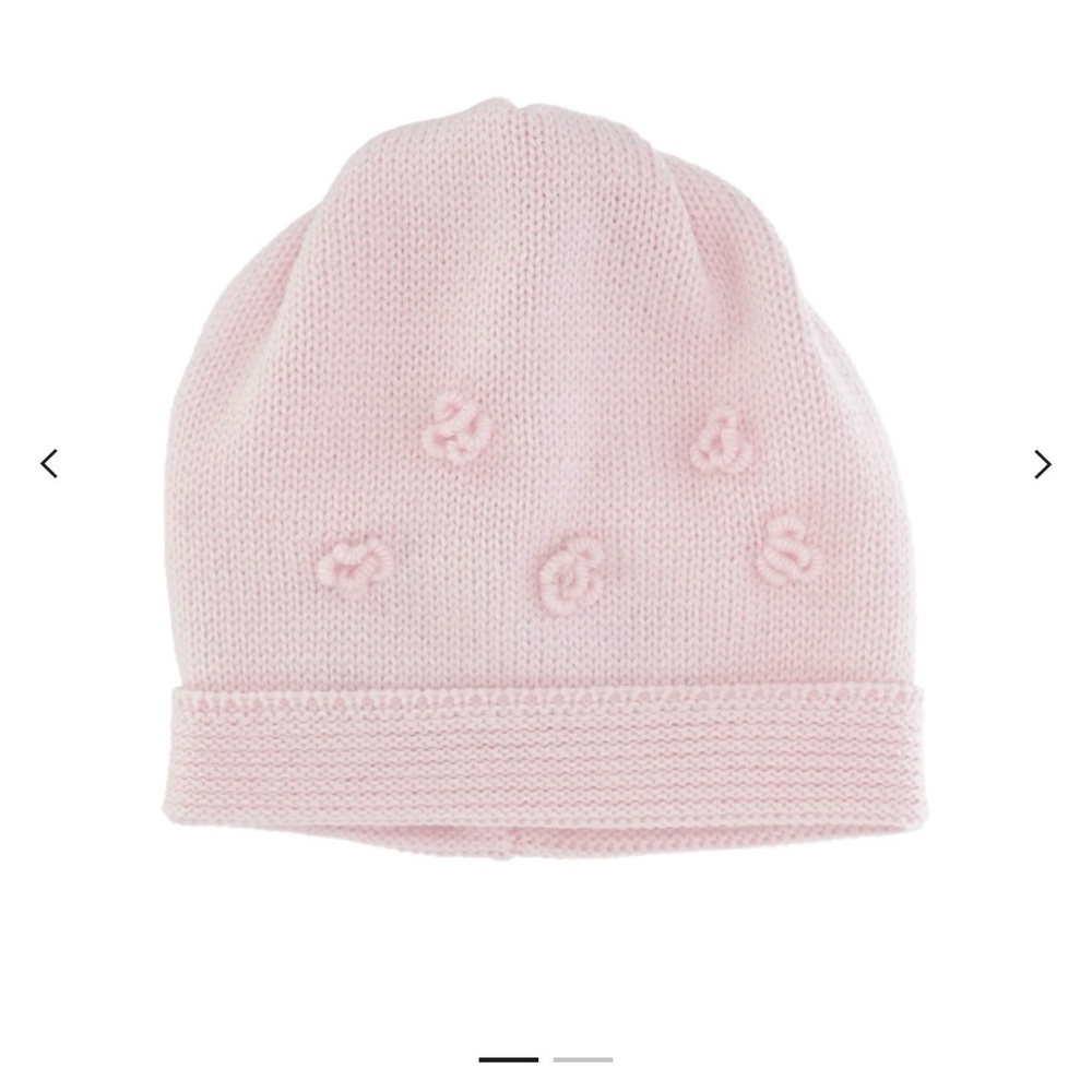 Catya Pink Knit Beanie